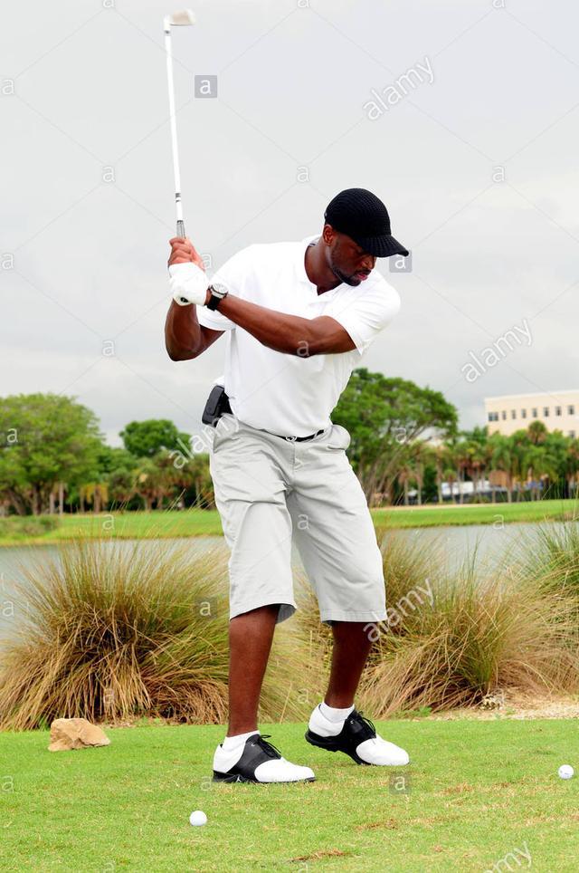 nba球员打高尔夫 NBA球星客串高尔夫(11)