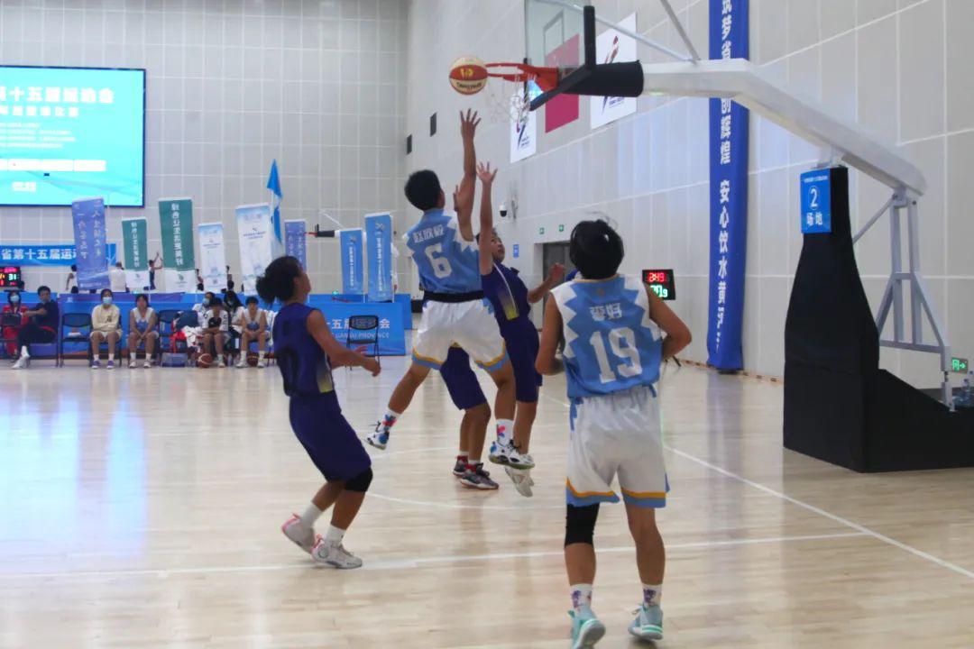 甘肃省第十五届运动会青少年组篮球（青年组）比赛第四天赛况(7)