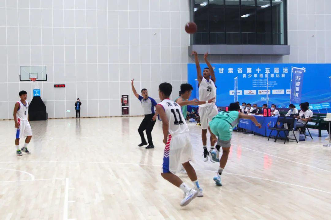 甘肃省第十五届运动会青少年组篮球（青年组）比赛第四天赛况(9)
