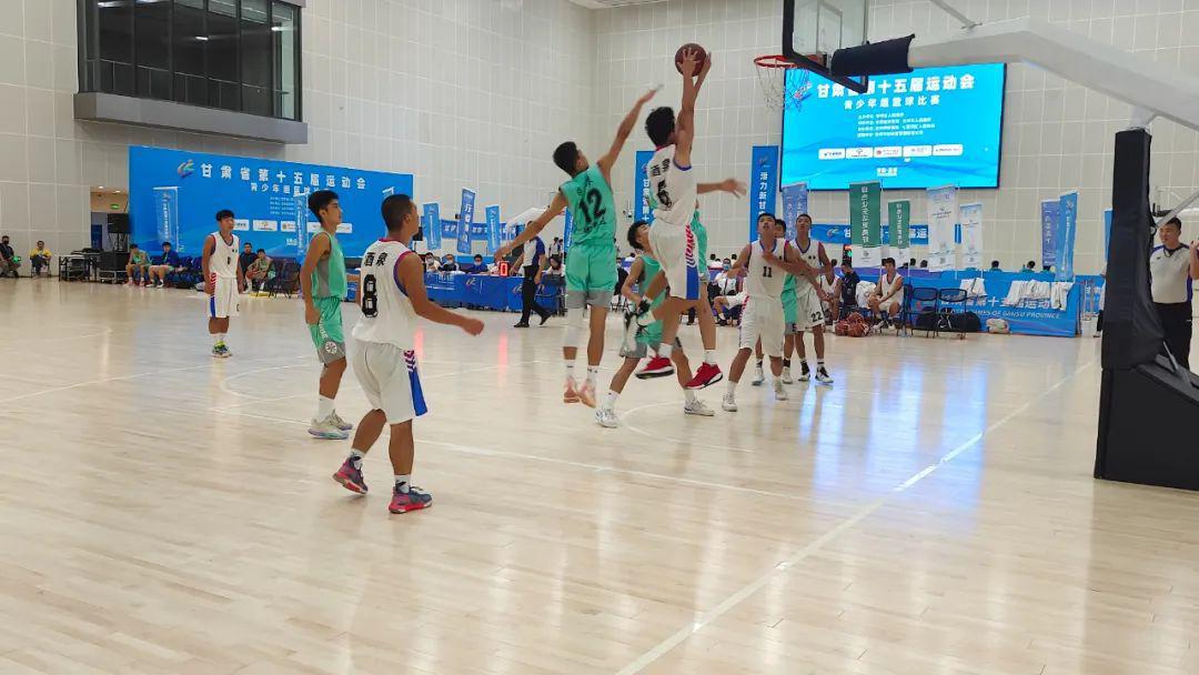 甘肃省第十五届运动会青少年组篮球（青年组）比赛第四天赛况(13)
