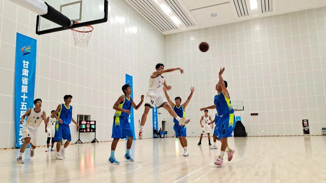 甘肃省第十五届运动会青少年组篮球（青年组）比赛第四天赛况(14)