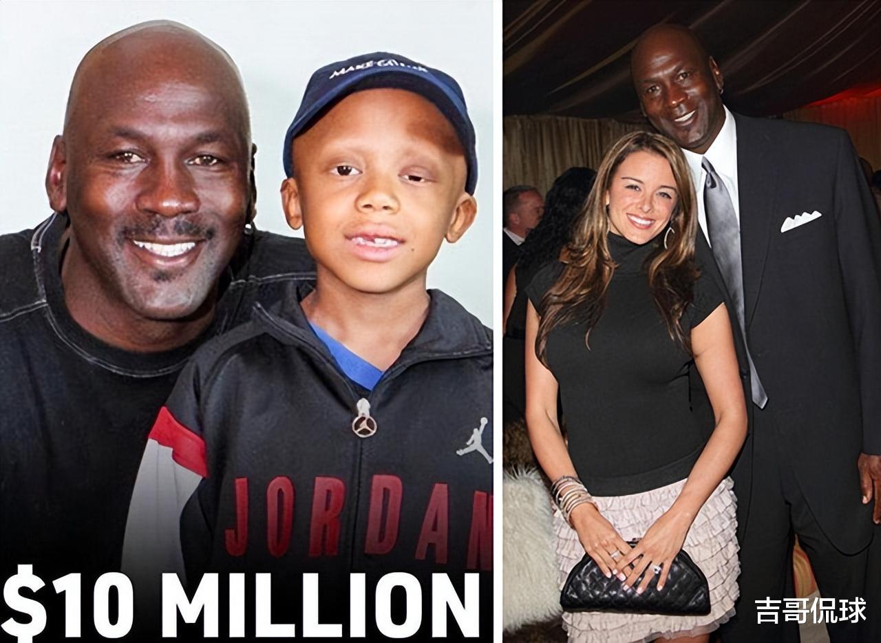 乔丹捐款1000万，热心慈善！妻子小16岁，篮球之神好福气(2)