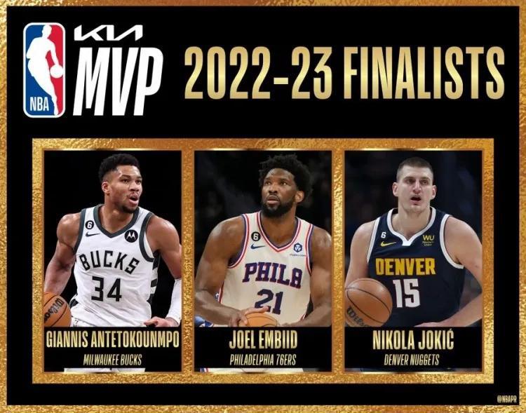NBA官方宣布本赛季七大奖项最终候选人名单：3名非美国本土球员争MVP，第六人无