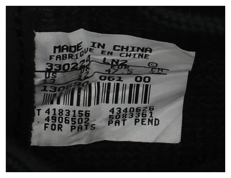 乔丹流感之战球鞋最终拍卖138万！原主人为爵士球童 内胆印着中国制造(6)