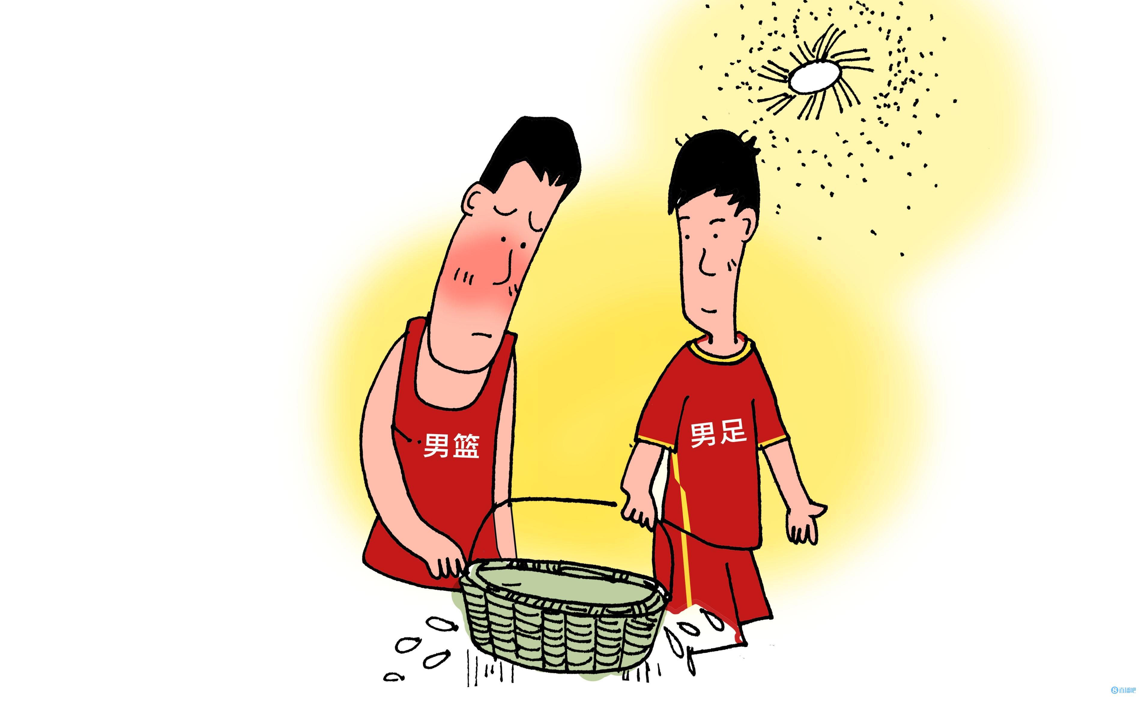媒体人：团队运动人越多越复杂，中国男篮比男足成绩好一点是正常(1)