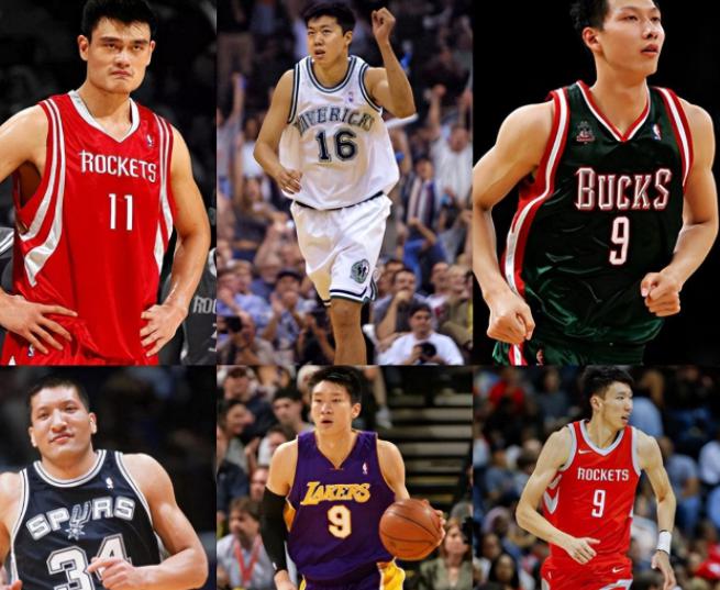 6位打过NBA的中国球员，谁得分最高？周琦6分 易建联31分(1)