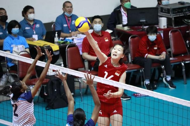 U18女排亚锦赛中国3-0轻取印度 实现小组赛3连胜