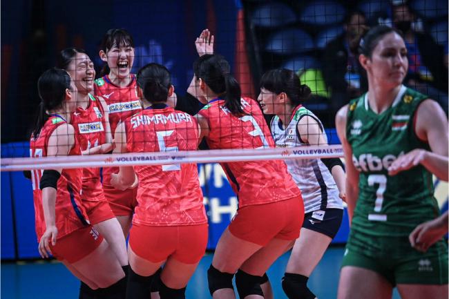 国家联赛日本女排零封保加利亚 豪取6连胜领跑(1)