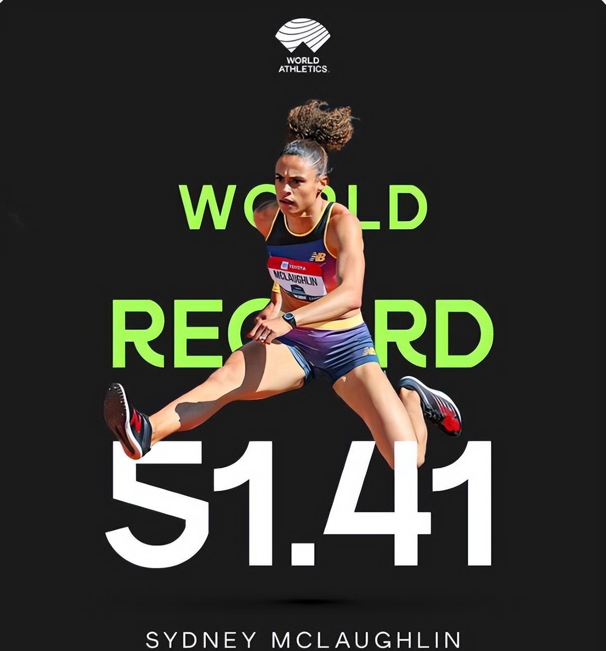 美国女将再破400米栏世界纪录 成绩放中国比单跑400米的选手都要快(1)