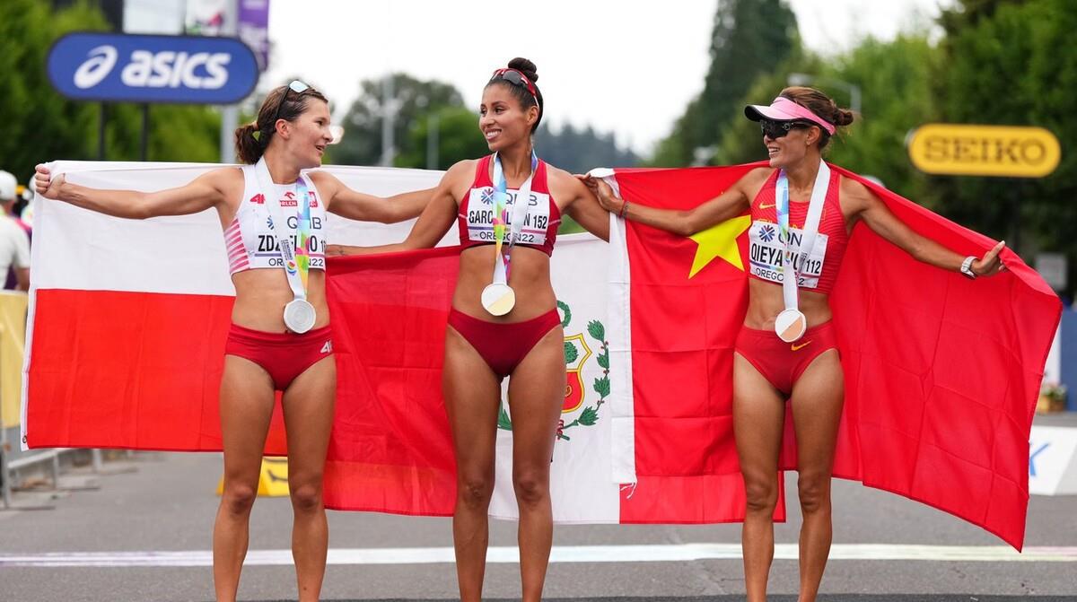 世锦赛切阳什姐35公里竞走摘铜，秘鲁选手夺个人第二金(5)