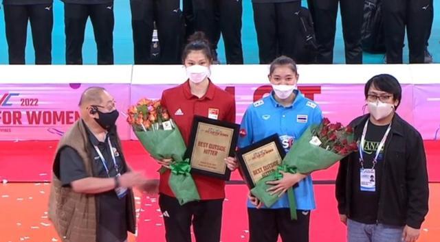 实至名归！中国女排三球员入选亚洲杯最佳阵容，吴梦洁获最佳主攻(4)