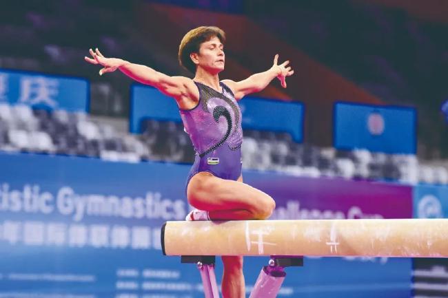 47岁丘索维金娜继续备战亚运 称中国体操最强最美(1)