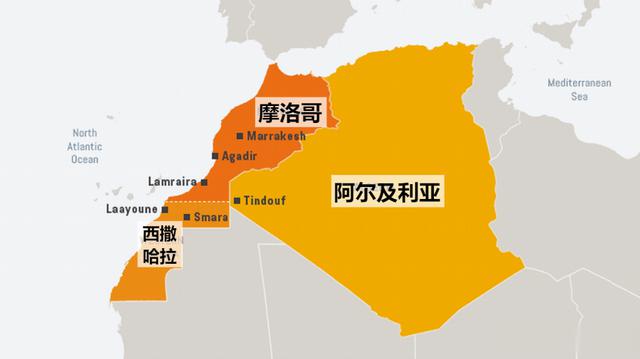 谁才是西北非霸主？摩洛哥与阿尔及利亚，为何有90%边境未划定？