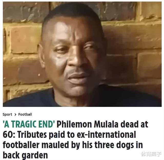 前赞比亚国脚被自家养的三条狗袭击身亡，享年60岁，被视为民族英雄