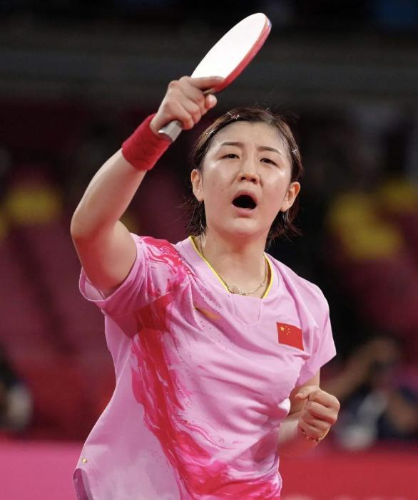 陈梦怒吼释放！3-0横扫韩国一姐，奥运冠军终于找到了王者节奏！(3)