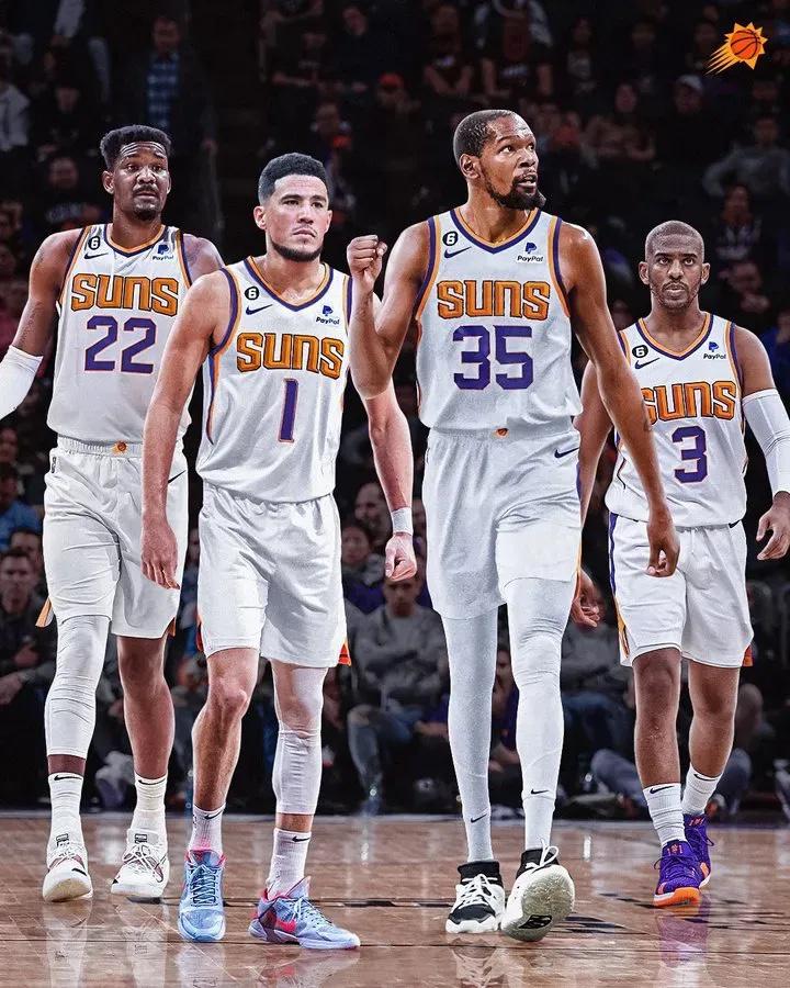 NBA ：实话实说，目前太阳这组全新的先发5虎，能否拿总冠军？难(1)