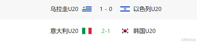 世青赛一夜2队进决赛！韩国1-2遭绝杀，意大利晋级，和乌拉圭争冠(1)