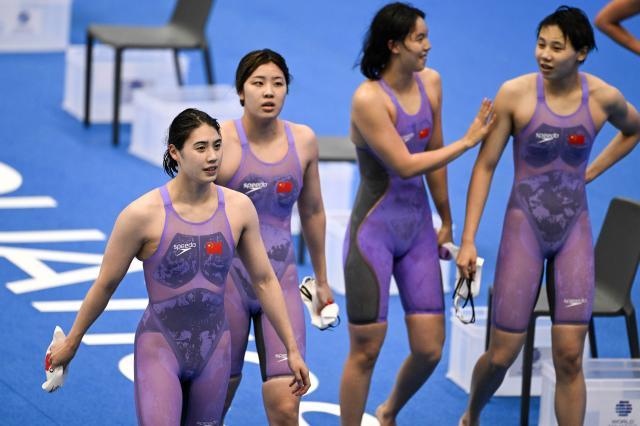 世锦赛游泳首日三项世界纪录被破 中国队收获1铜(2)