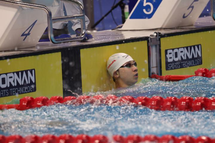 女子100米自由泳预赛，中国队杨浚瑄、程玉洁进入决赛（组图）(5)