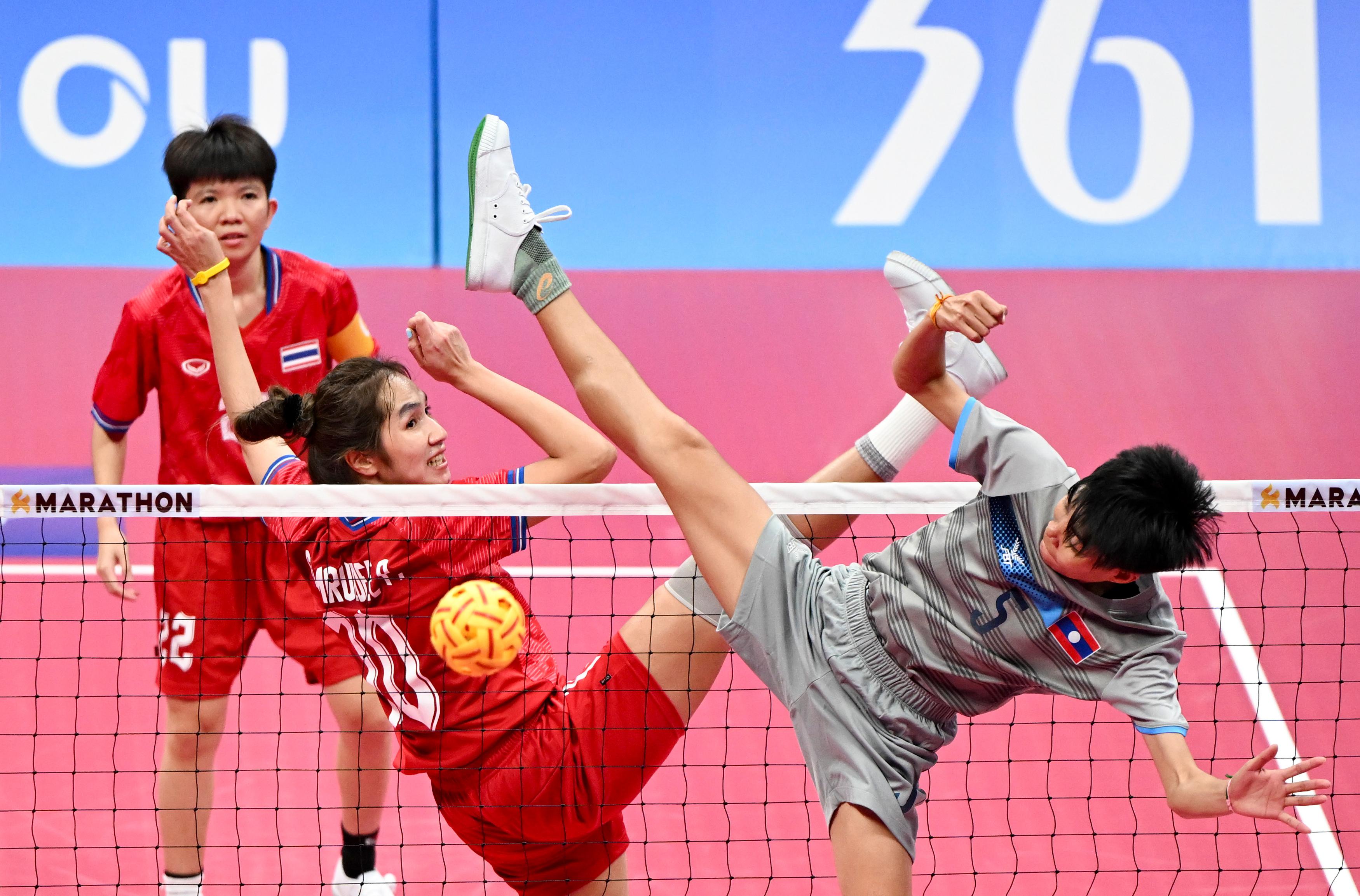 女子单组团体半决赛：泰国胜老挝晋级决赛(3)