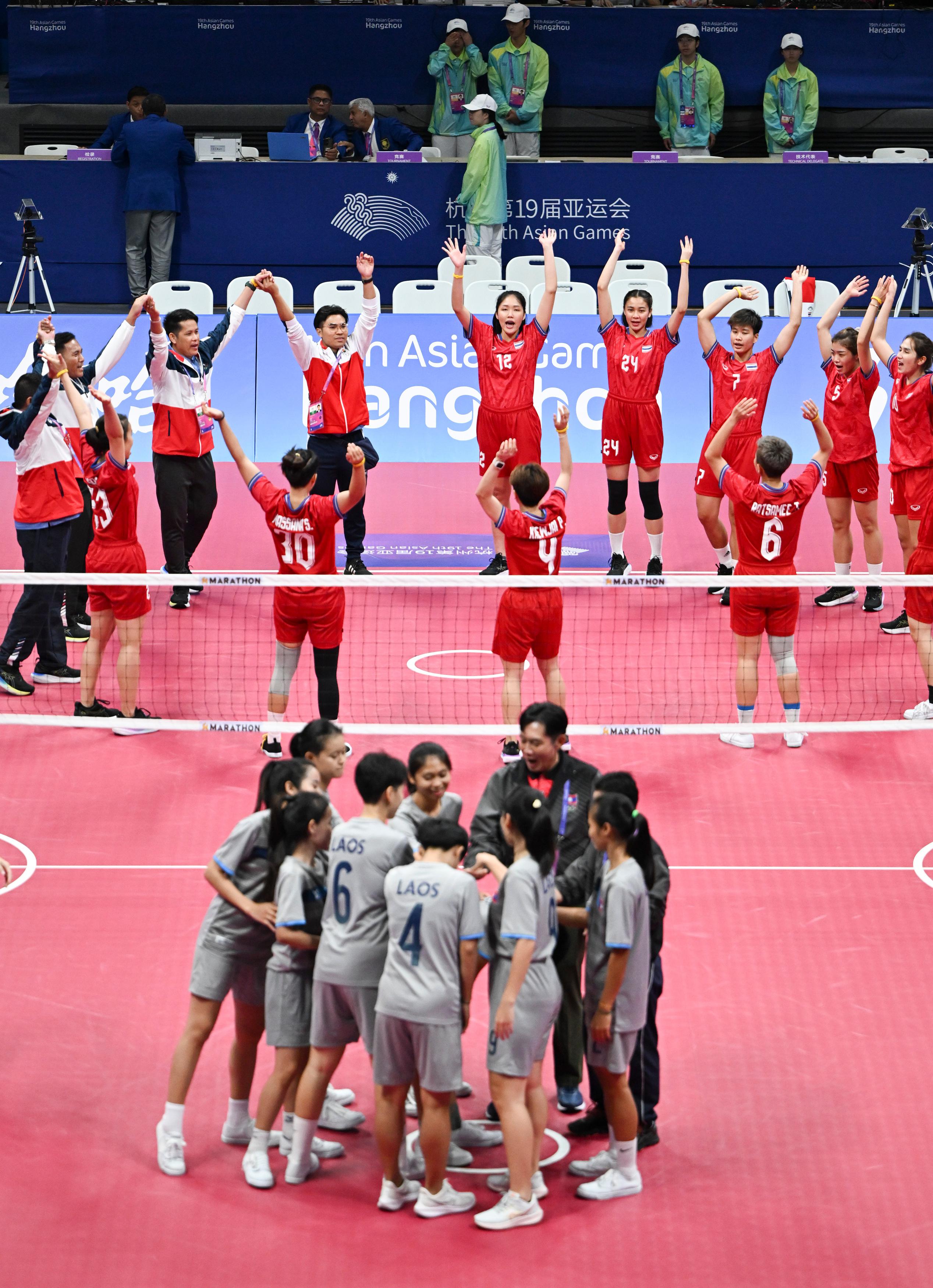 女子单组团体半决赛：泰国胜老挝晋级决赛(5)