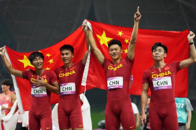杭州亚运会中国短跑完美收官 巴黎的故事开始了