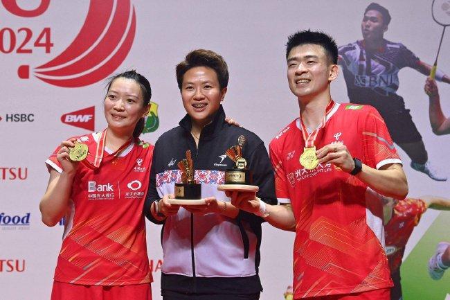 印尼大师赛中国队赢得三项冠军 雅思强势横扫登顶(1)