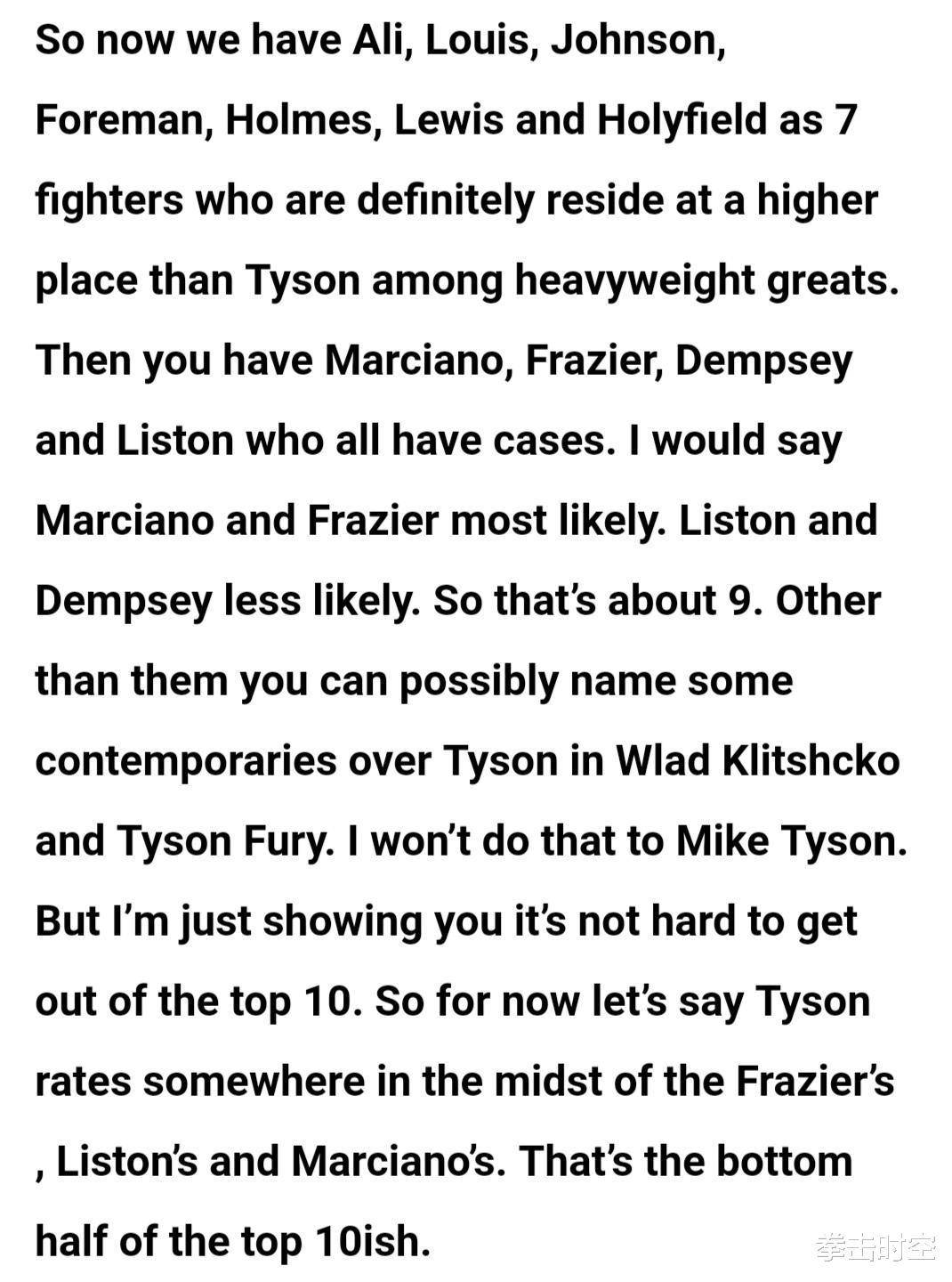泰森是最伟大的重量级拳王？拳击专家：他进不了历史前5(9)