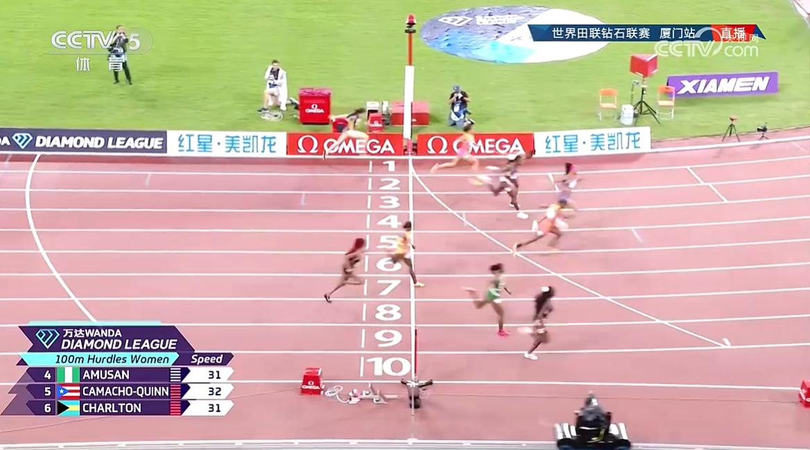 吴艳妮13秒04刷新个人赛季最好成绩，钻石联赛女子100米栏第10(2)
