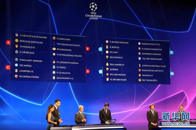 欧冠抽签2018 2019赛季欧冠联赛小组赛抽签结果揭晓(1)