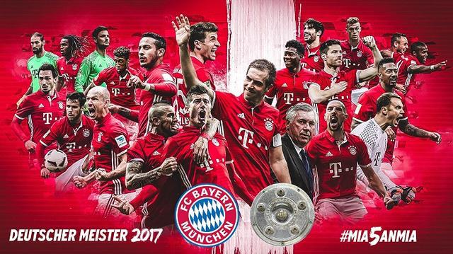 德甲冠军2016 拜仁慕尼黑提前三轮获得德甲冠军(1)