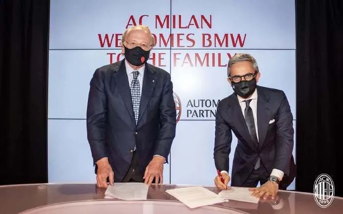 官方丨宝马将成为AC米兰足球俱乐部全新的汽车合作伙伴(1)