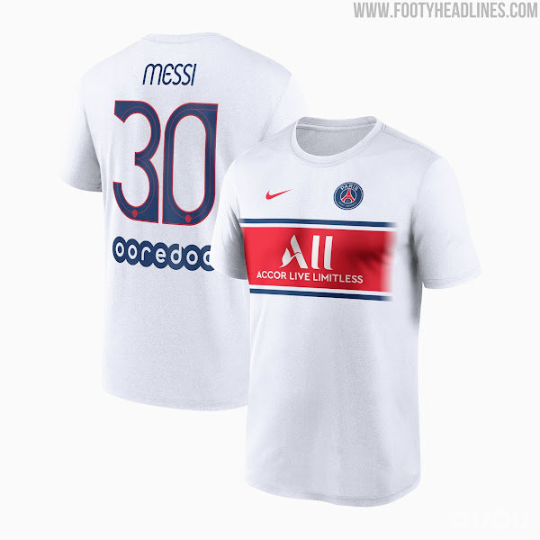 ​耐克巴黎圣日尔曼21-22赛季球迷球衣发布(3)