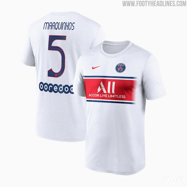 ​耐克巴黎圣日尔曼21-22赛季球迷球衣发布(5)