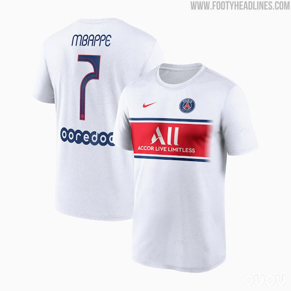 ​耐克巴黎圣日尔曼21-22赛季球迷球衣发布(6)