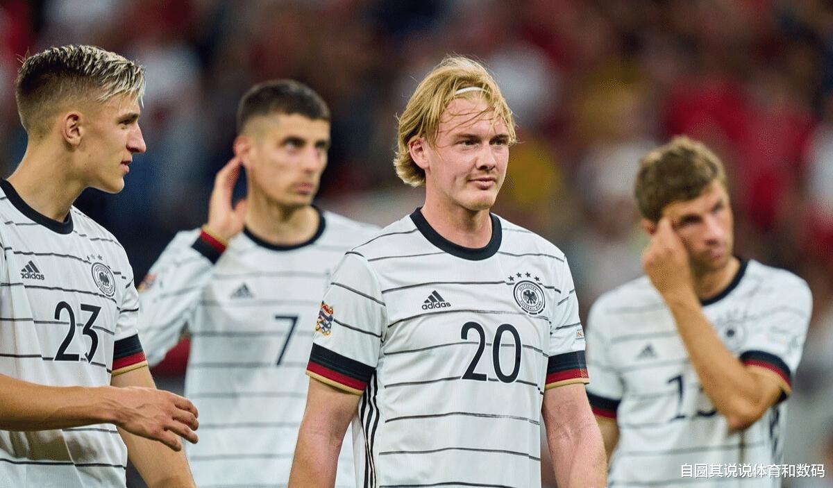 欧国联德国1比1平匈牙利，德国队不适合三中卫，但需霍夫曼当爆点(1)
