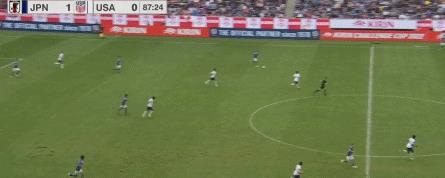 2-0，日本强势爆发！“霓虹内马尔”戏耍美式防线，0射正羞辱对手(7)