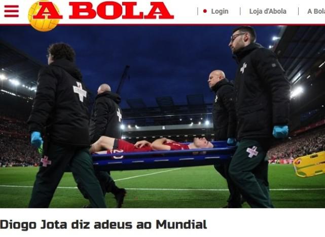 葡萄牙遭重创！曝利物浦王牌伤缺超1个月无缘世界杯，C罗痛失好帮手(1)