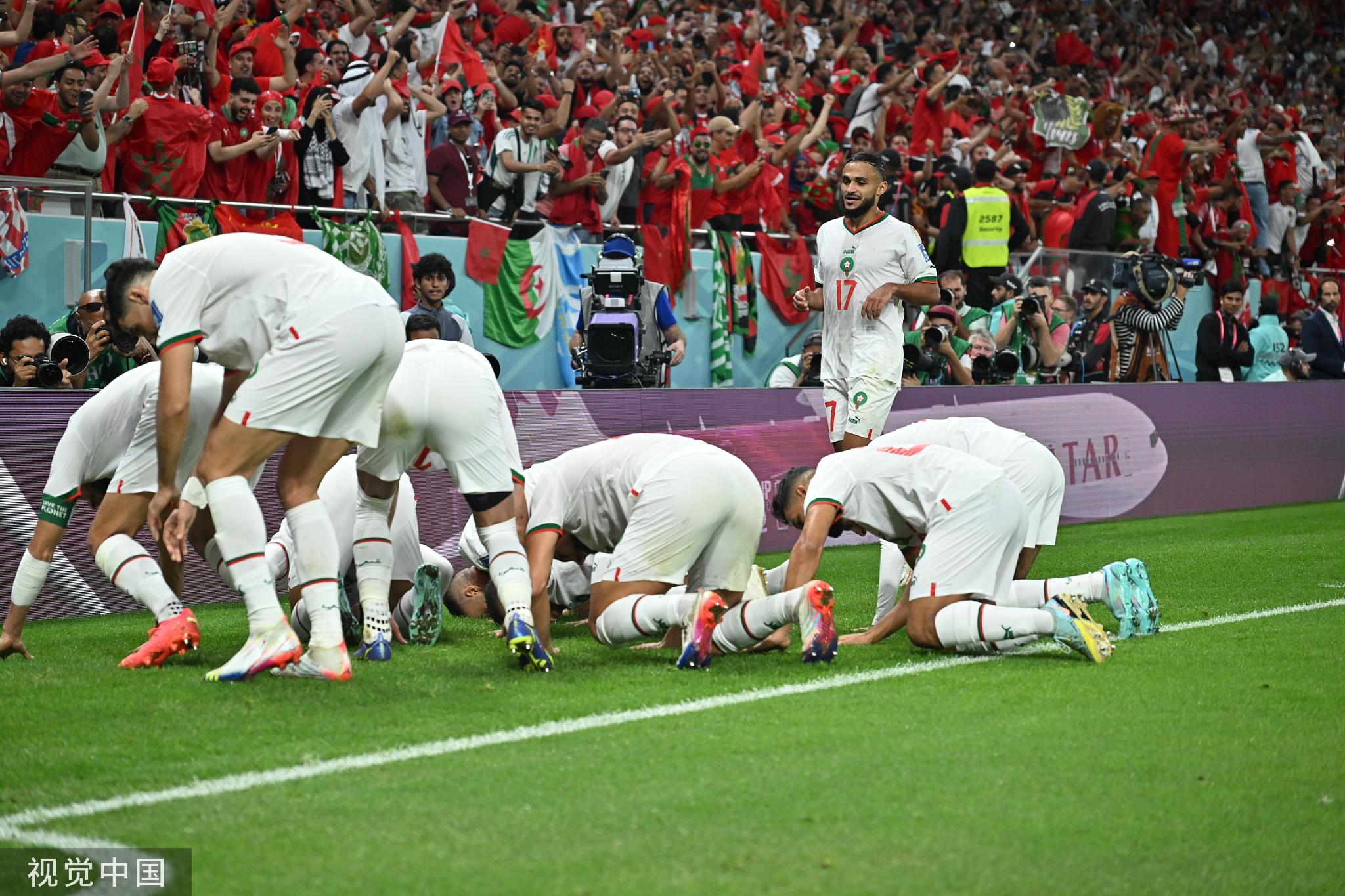 官方歌颂！摩洛哥击败比利时，人民日报：一切皆有可能 这就是足球(4)