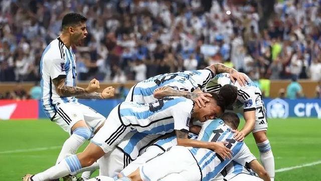 多家媒体晒阿根廷世界杯决赛第3粒进球无效图片！替补球员已进场(3)