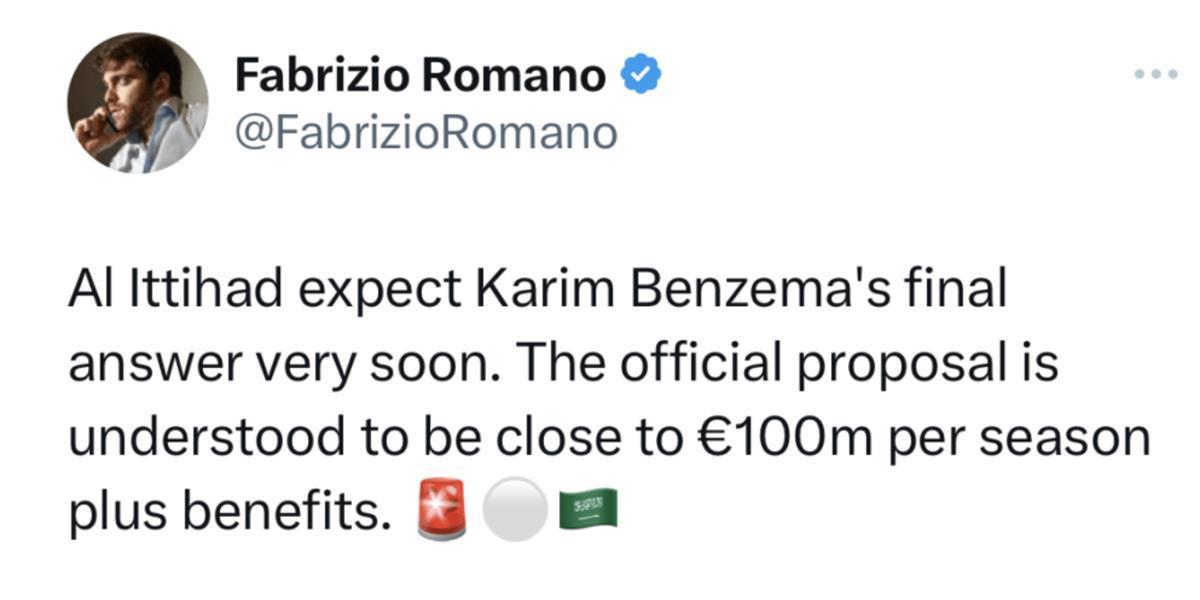 梅西去哪还在猜，本泽马已基本确定去沙特，年薪1亿欧元(2)