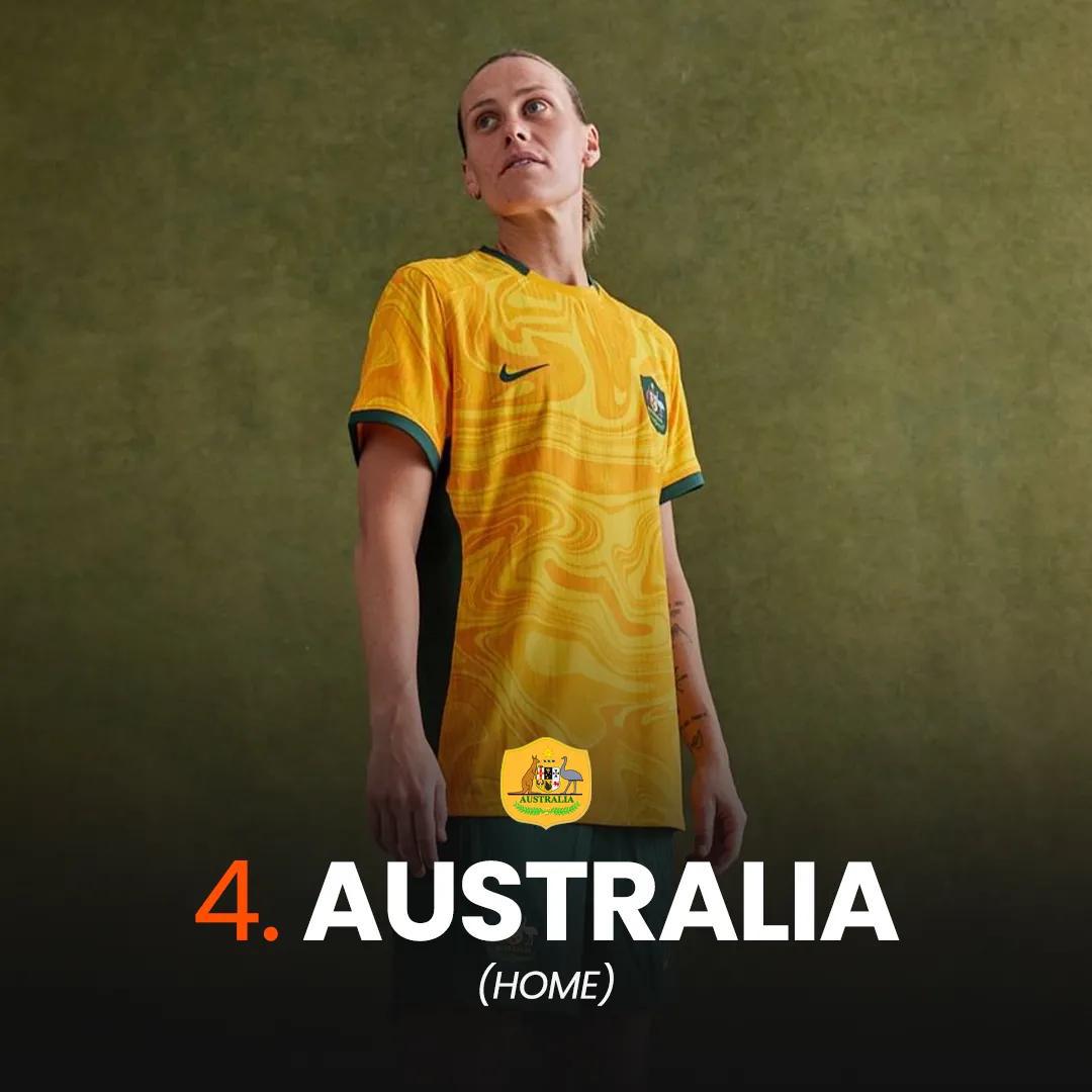 澳新女足世界杯球衣TOP10(4)