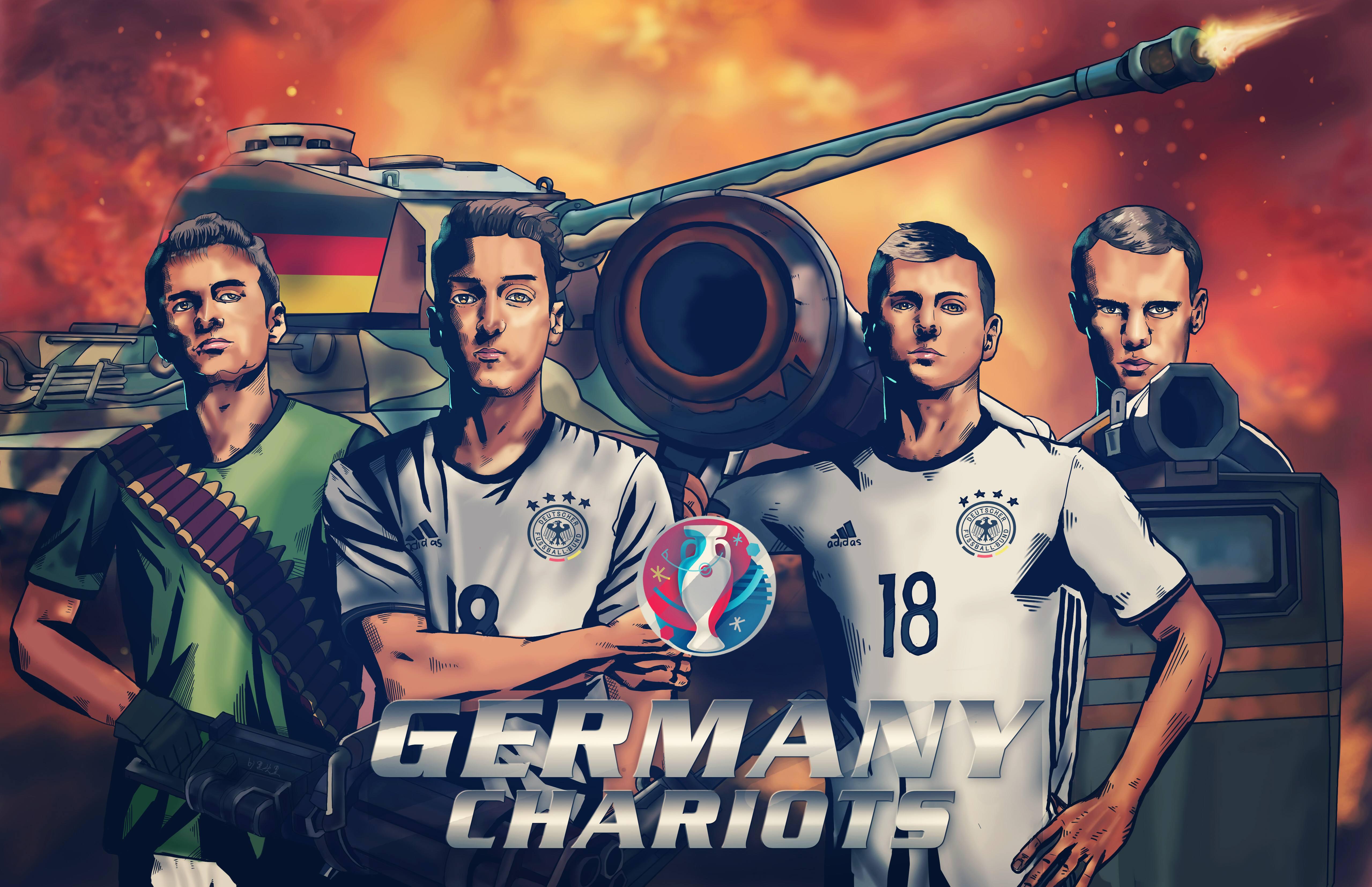 世界足坛当中，德国足球为何被誉为德国战车？(1)