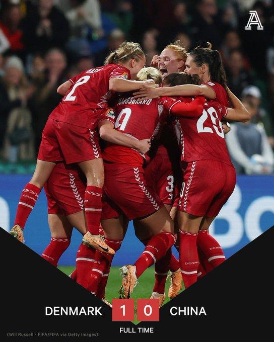 女足0:1输给了丹麦，输在了身体对抗上

丹麦女足时隔16年重新杀回了世界杯，她