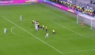 【世预赛】梅西任意球破门制胜！阿根廷1比0厄瓜多尔(6)