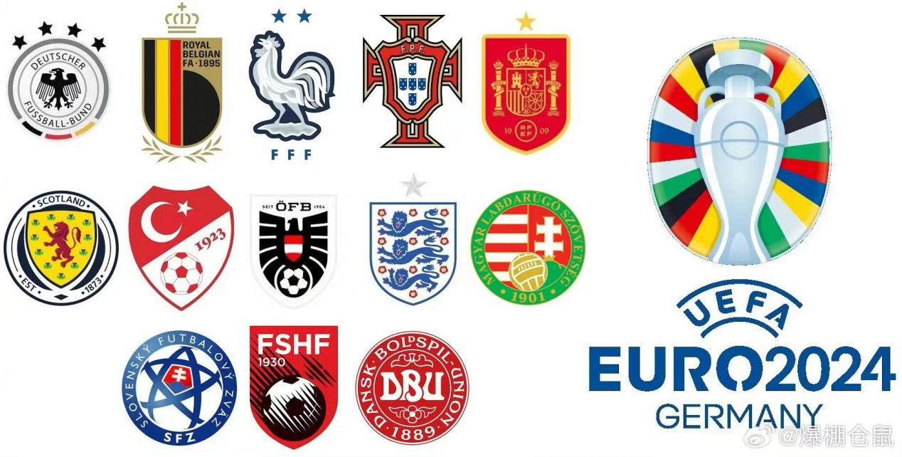13队争夺2024欧洲杯荣耀！谁将成为东道主德国队的最大威胁？