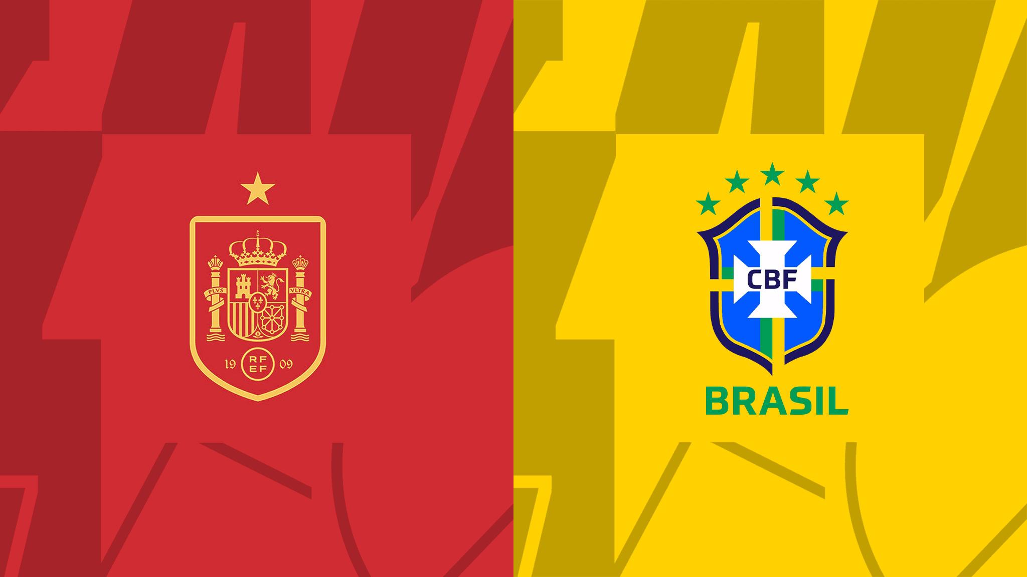 西班牙vs巴西首发：莫拉塔、亚马尔先发，罗德里、卡瓦哈尔出战(1)